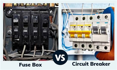 can a electric box have both breakers and fuses|difference between fuse and breaker.